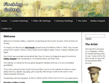 Tablet Screenshot of finchleygallery.com